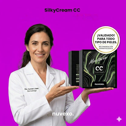 Silky Cream CC: Belleza Natural y Precisión en Cada Aplicación.
